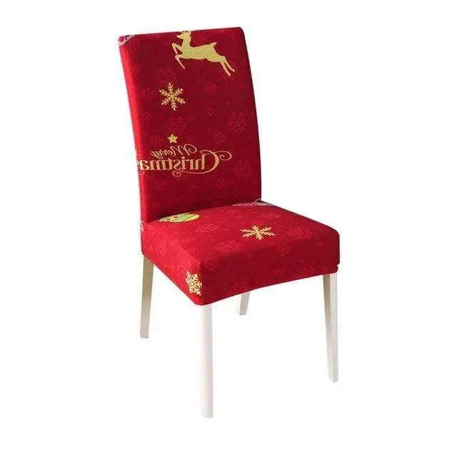 XMAX - Housse de chaise extensible au motif de noël - Housse De France