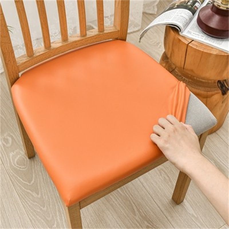Housse Assise Chaise Imperméable VELONA Orange-Length And Width 35to50cm-1PCS