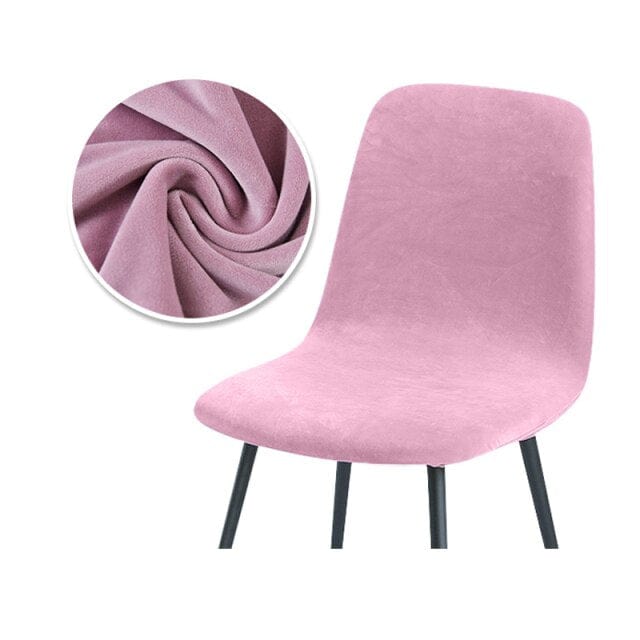 HOTELS - Housse chaise scandinave en tissu velours | Housse De France