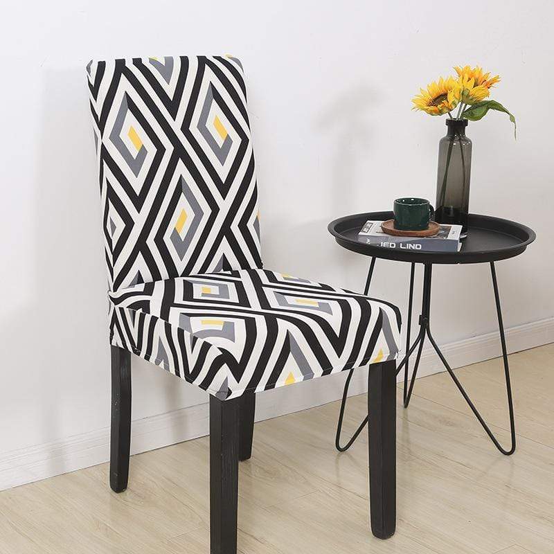 Housse de chaise Spetebo Sylt Universal avec dossier bas, 105 x 50 cm,  chaise de