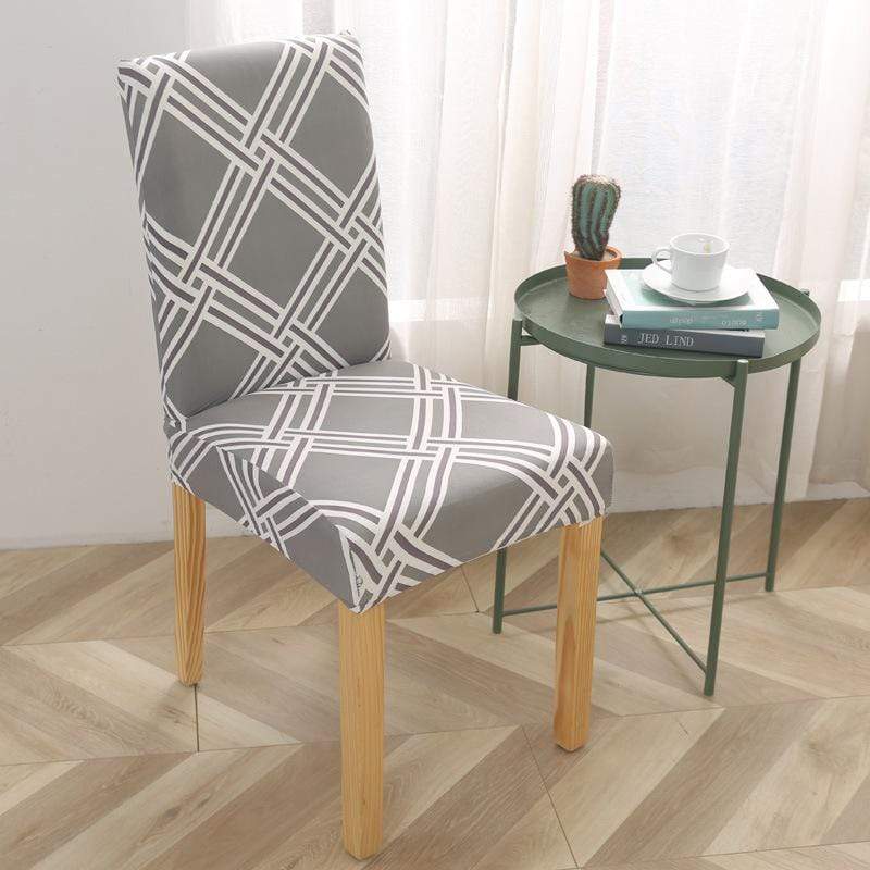 Housse chaise imprimée élastique et extensible MYRANDA