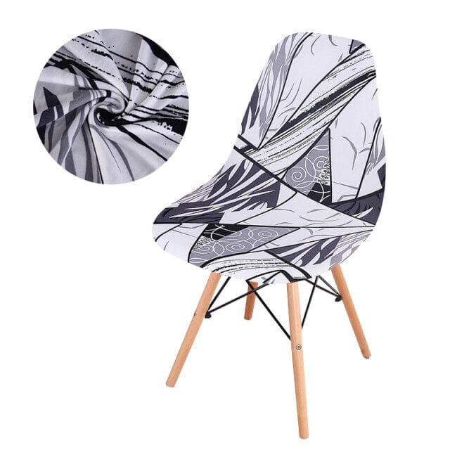 SCANBLACK - Housse pour chaise scandinave imprimé | Housse De France