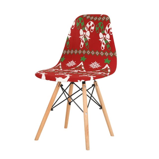 SCANPLAID - Housse chaise scandinave imprimée coquille | Housse De France