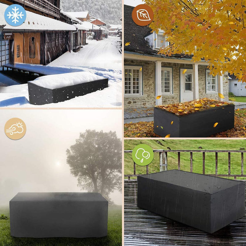 BAKERMAN - Housse canapé d'extérieur pour mobilier de jardin - Protégez vos meubles des intempéries | Housse De France