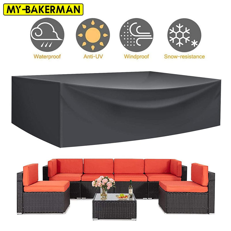 BAKERMAN - Housse canapé d'extérieur pour mobilier de jardin - Protégez vos meubles des intempéries | Housse De France