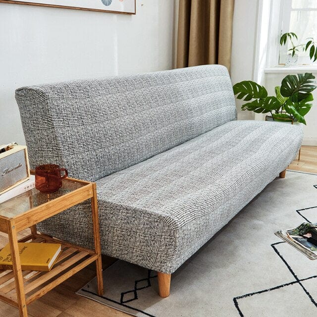 DECORY - Housse de canapé-lit sans bras imprimée élastique | Housse De France