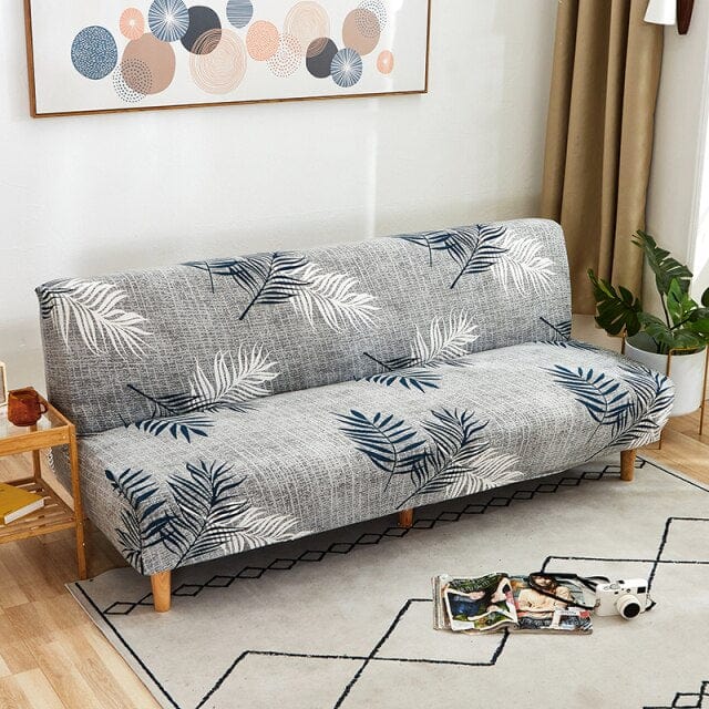 DECORY - Housse de canapé-lit sans bras imprimée élastique | Housse De France