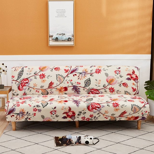 GBABED - Housse de canapé-lit sans accoudoirs tout compris coloré | Housse De France