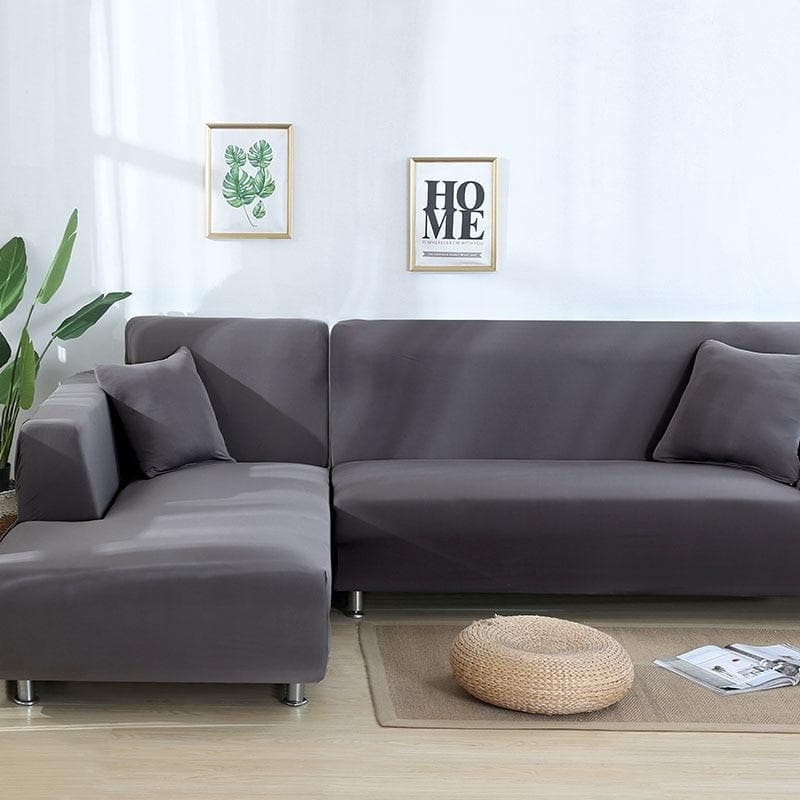 GRIS - Housse extensible pour canapé et fauteuil - Housse De France - Housse De France