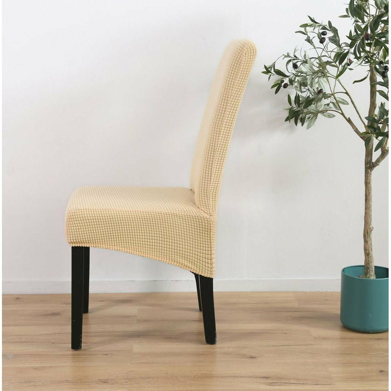 Housse de chaise en tissu tricoté, large, doux et incliné - Housse De France
