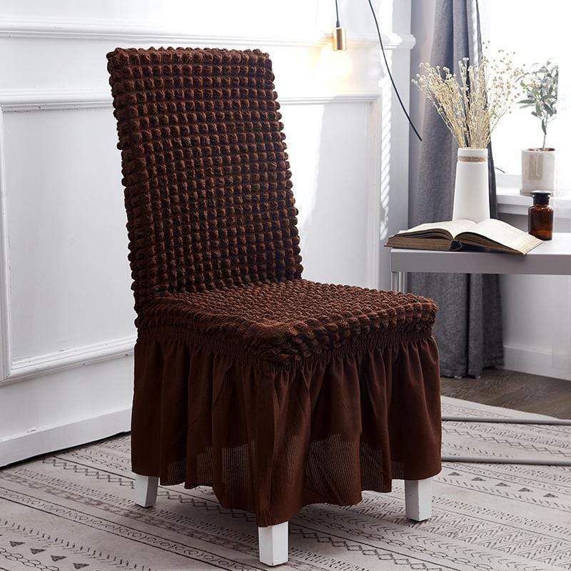Housse de chaise épaissie en forme jupe - Housse De France