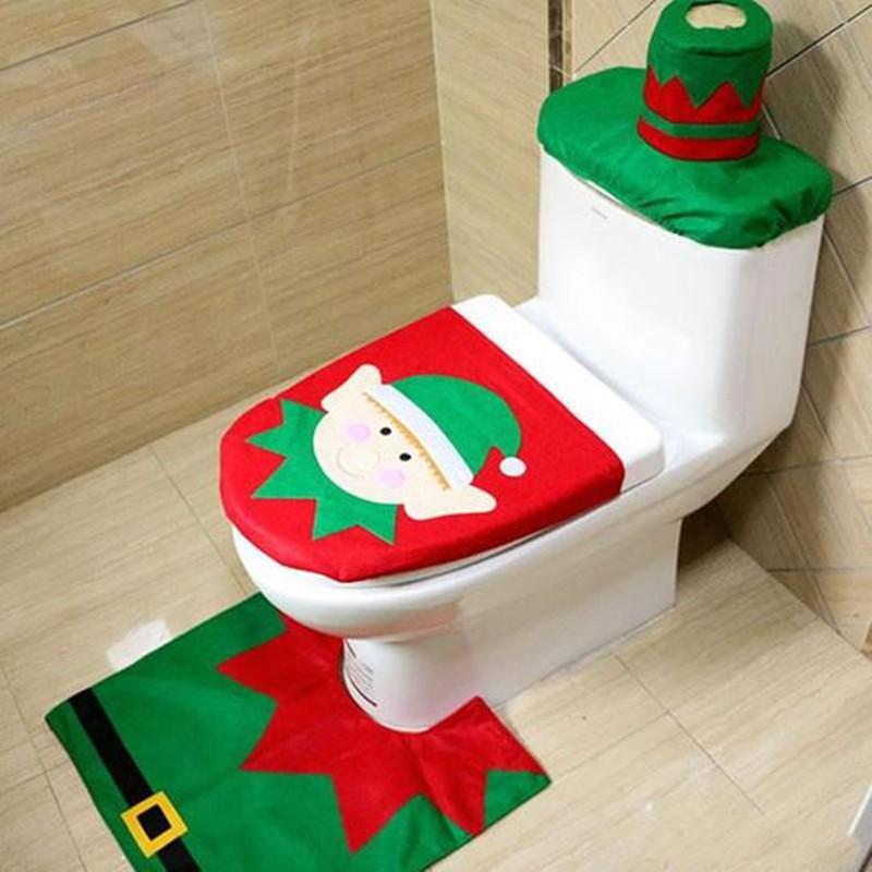 Housse de siège de toilette de Noël - Housse De France