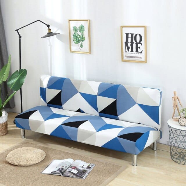 MIROIR - Housse pour canapé-lit imprimé géométrique - Housse De France