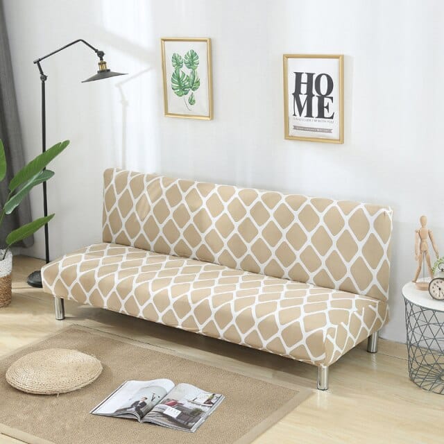 MIROIR - Housse pour canapé-lit imprimé géométrique - Housse De France