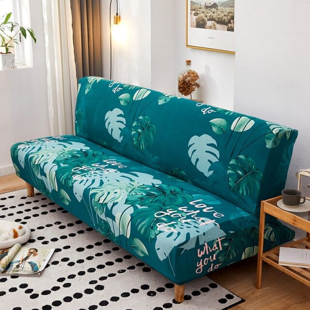 PARIBED - Housse de canapé-lit motif fleur protecteur - Housse De France
