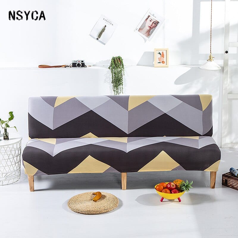 SNYCA - Housse pour canapé-lit pliant confort imprimée - Housse De France
