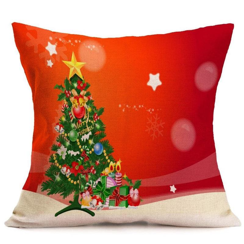 Taie d'oreiller de canapé de voiture motif festif de Noël - Housse De France