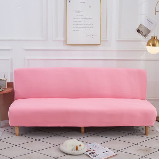 WINEBED - Housse de canapé-lit pliante de couleur unie - Housse De France