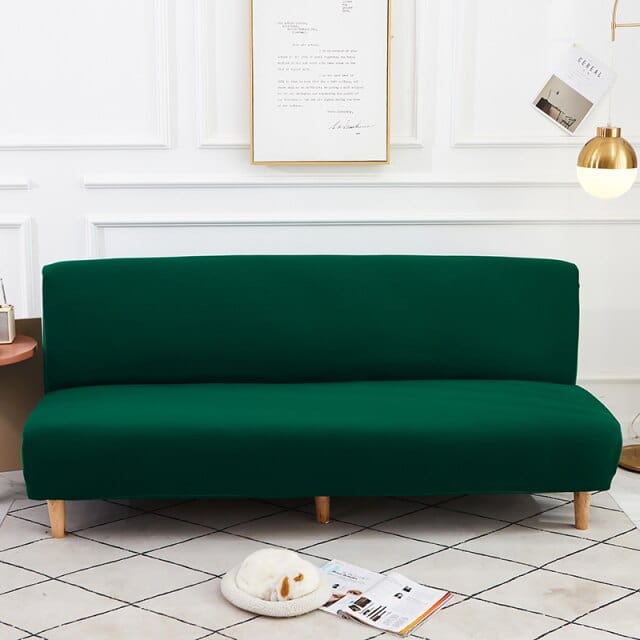 WINEBED - Housse de canapé-lit pliante de couleur unie - Housse De France