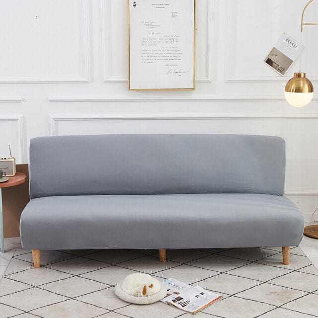 WINEBED - Housse de canapé-lit pliante de couleur unie | Housse De France